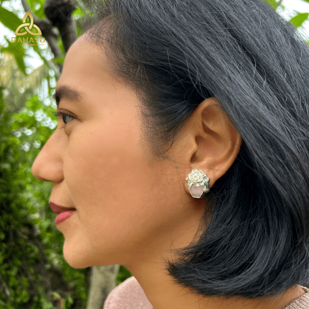 Kasih Earrings Silver 2