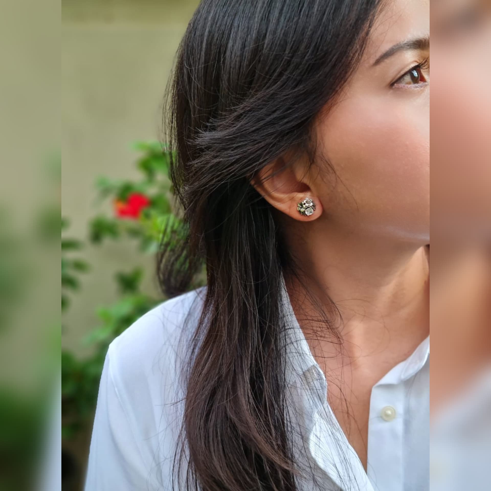 Pucuk Earrings Silver 2