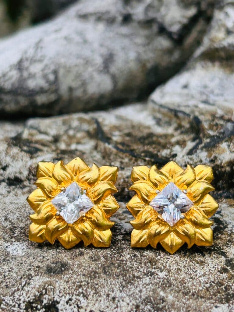 Sachi Klasik Earrings Gold